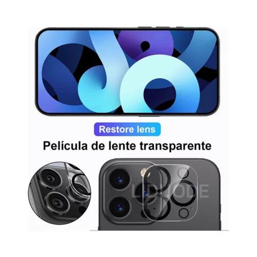 3pz Protector Camara Para iPhone 15pro 15 Pro Max Lente Mica TRANSPARENTE