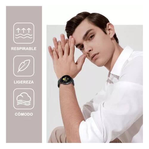 4 Correa Para Huawei Watch Gt2 3 Para Samsung Active Negro Azul Rojo Naranja 22mm 
