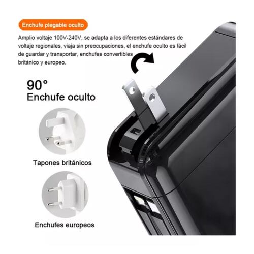 Power Bank 20000mah Cargador De Enchufe Pared Portátil 22.5w NEGRO