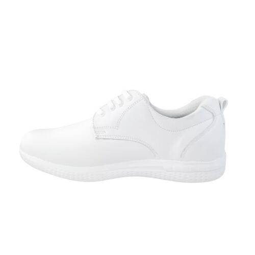 Zapato Clínico Hombre Doctor Enfermero Big Apple 702 Blanco.
