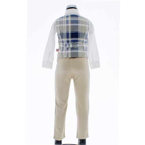 Conjunto de Vestir para Niño Camisa Pantalon y Chaleco 3641 1 a 8 años.