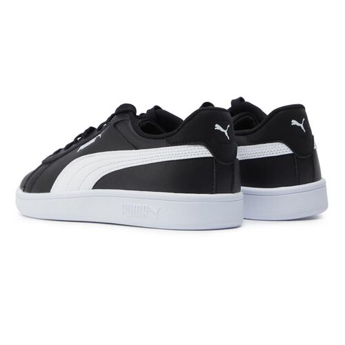 Tenis Casuales Hombre Puma Smash 3.0 L Piel Vacuna Negro.