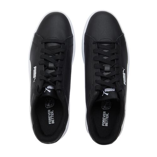 Tenis Casuales Hombre Puma Smash 3.0 L Piel Vacuna Negro.