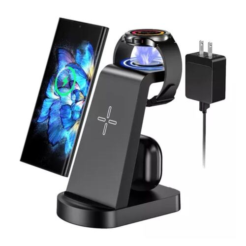 Cargador Inalámbrico Para Samsung S22/s21galaxy Watchbuds2 negro