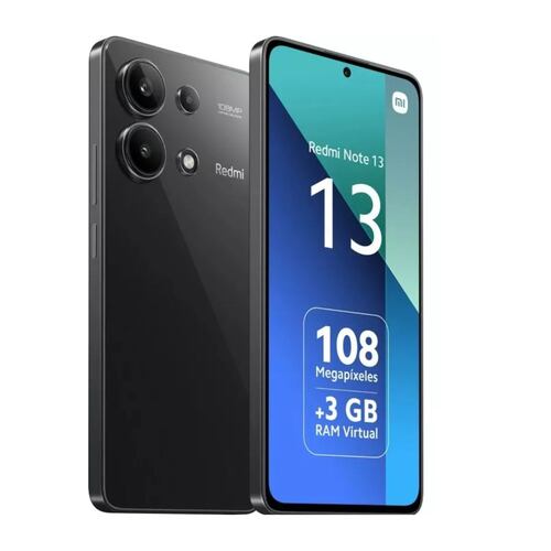 CELULAR Xiaomi Redmi Note 13  6.67" Dual Sim, 256GB, 8GB RAM, AZUL Y VERDE LIBERADO