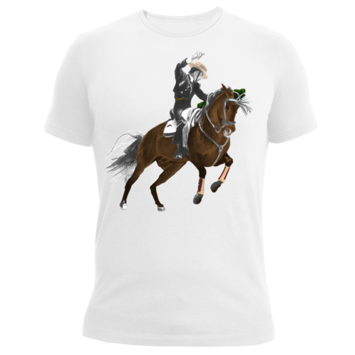 Playera Hombre Estampada Moda Premium Caballo Rejoneador Toros Fiesta brava