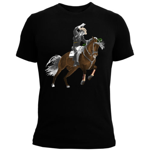 Playera Hombre Estampada Moda Premium Caballo Rejoneador Toros Fiesta brava