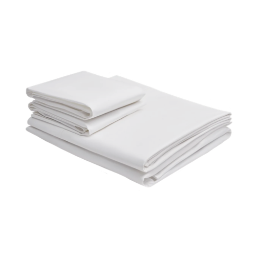JUEGO DE SABANAS SOLID BLANCO QUEEN SIZE
