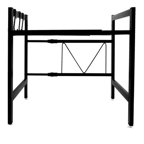 Mueble moderno ajustable para microondas 2 niveles de acero