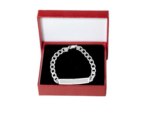 Pulsera/Esclava Plata 925 Horoz Circonias 19cm SP570.