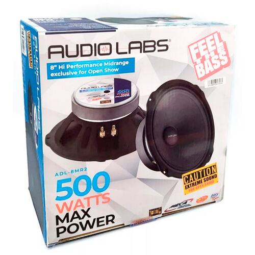 Medio Rango Para Open Show Audio Labs ADL-8MR2 500 Watts 8" 8 Ohms 250 Watts RMS