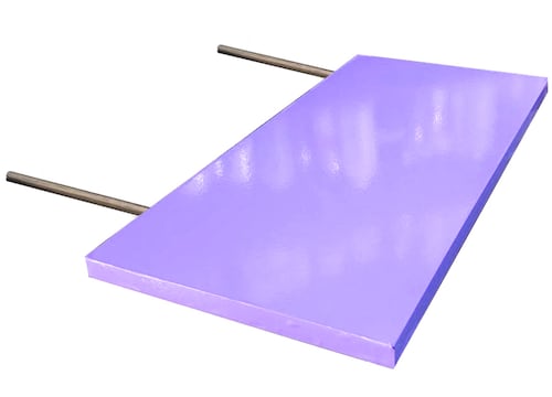 Conjunto 3 Repisas Flotantes Mdf 20x40cm Instalación Fácil Morado.