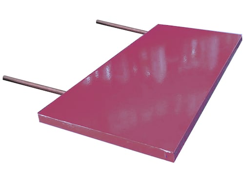Conjunto 3 Repisas Flotantes Mdf 20x40cm Instalación Fácil Rojo.