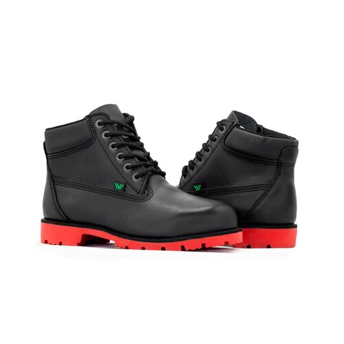 Bota De Seguridad Industrial Vanvien Ranger Rojo.