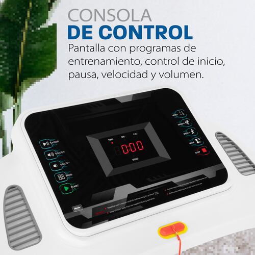 Altera Caminadora Eléctrica 14 km/h 2HP + Bocinas Integradas Bluetooth + 12 Programas + Pantalla de Control, Caminadora Electrica Profesional Uso Rudo