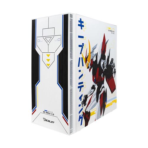 Gabinete Ocelot Gaming OC-MEKA 4.0, E-ATX, Cristal Templado, incluye 3 Ventiladores ARGB, sin Fuente, Blanco.