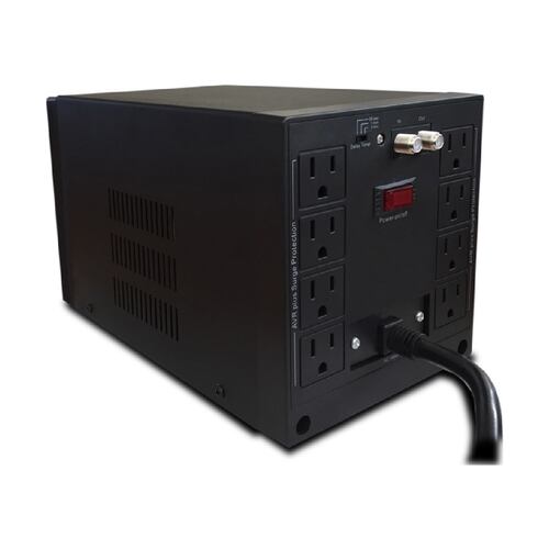 REGULADOR CDP R-AVR2408, 1800W, 2400VA, 8 CONTACTOS.