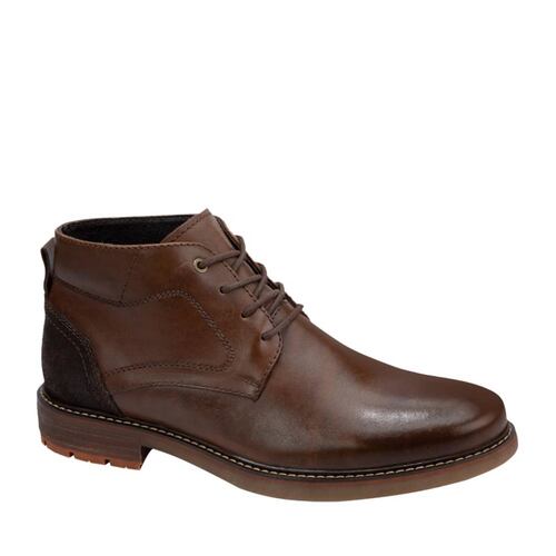 Botines de vestir color café para hombre, marca Schatz, mod. 1054221