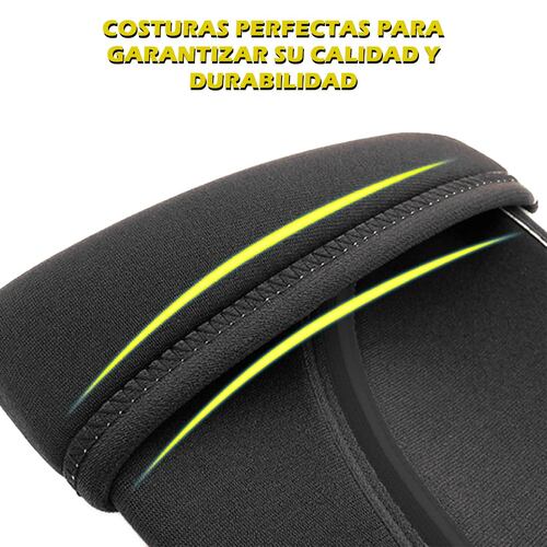 Rodilleras Neopreno Deportivas 7mm Levantamiento de Pesas Diseño Camuflaje Talla L 