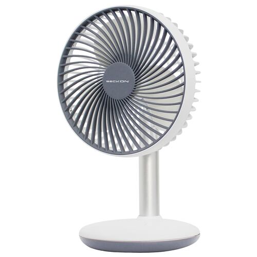 Ventilador De Torre mesa Compacto recargable para Escritorio Oficina Buró con cable usb silencioso de 4 velocidades altura de 30cm Beckon