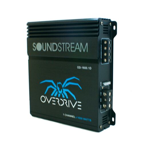 Amplificador Soundstream OD.1600.1D 400W RMS Clase D 1 Canal