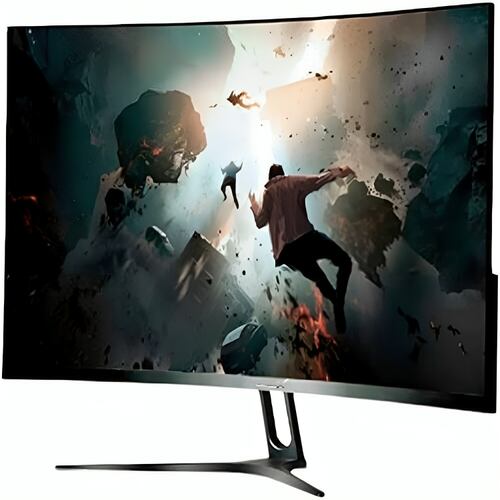 MONITOR XZEAL STARTER GAMER FHD CURVO NEGRO 75HZ 23.8IN 5MS HDMI.
