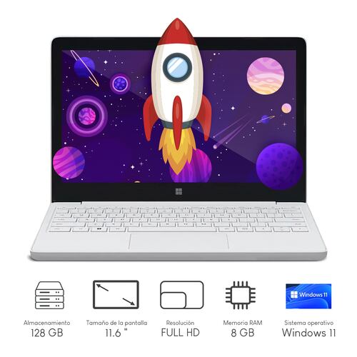 Laptop Microsoft Surface SE Intel Celeron-N4120 8GB 128GB 11.6Pulg HD W11SE Glacier.