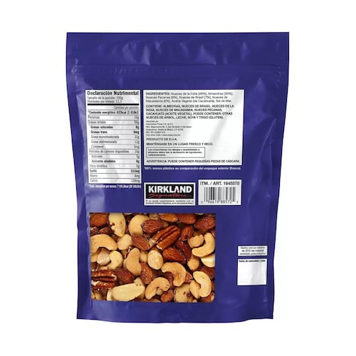 Nueces Surtidas Selectas 1.13kg Kirkland  