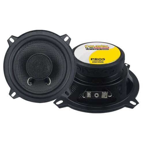 Bocinas Coaxiales Coustic PRO5 De 5.25 Pulgadas 2 Vías 500w.