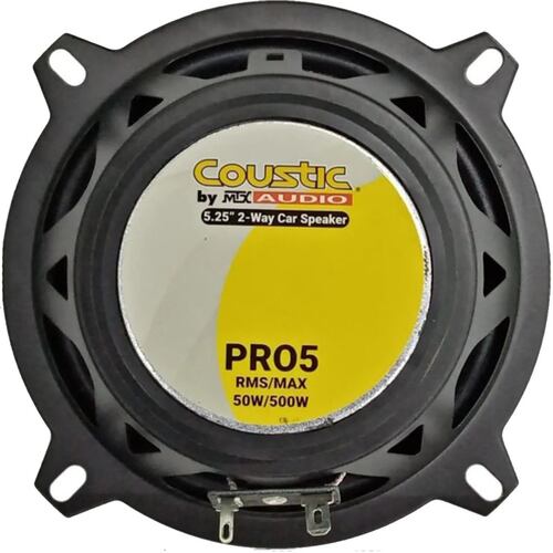 Bocinas Coaxiales Coustic PRO5 De 5.25 Pulgadas 2 Vías 500w.