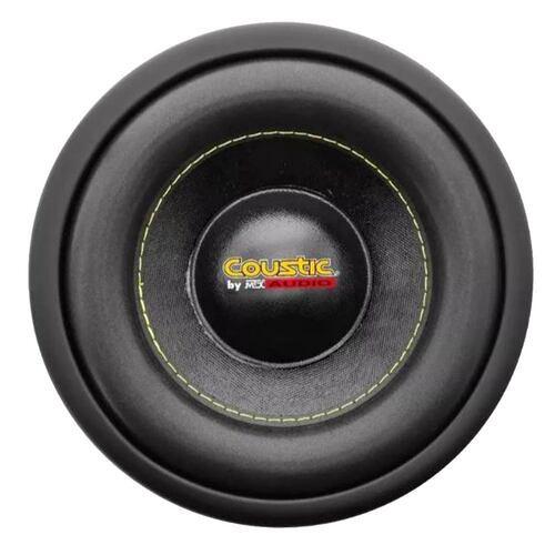 Subwoofer Doble Bobina Coustic PRO8-44 1000 Watts 8 Pulgadas 4 + 4 Ohms DVC.