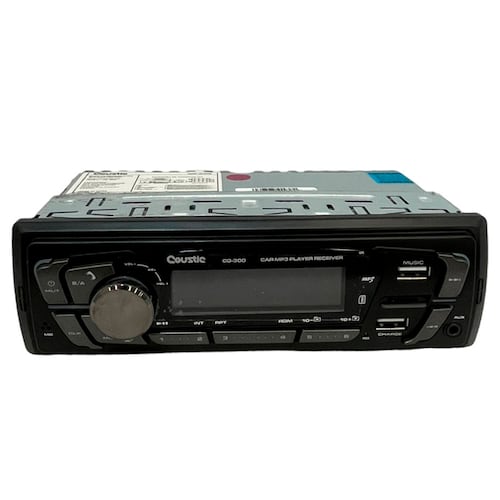 Estéreo 1 DIN + 2 Bocinas Coustic CO-PK300 De 6 Pulg Bluetooth 2 USB AUX 250 Watts.