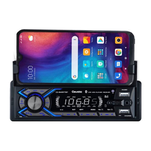 Estereo 1DIN Coustic CO-SMART7BT 2 USB C/SOPORTE PARA CEL.