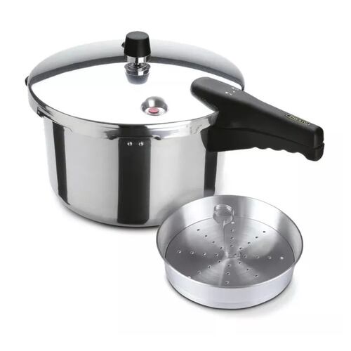 Olla Presión PRESTO Premier 7Lt con Vaporera Aluminio 2en1