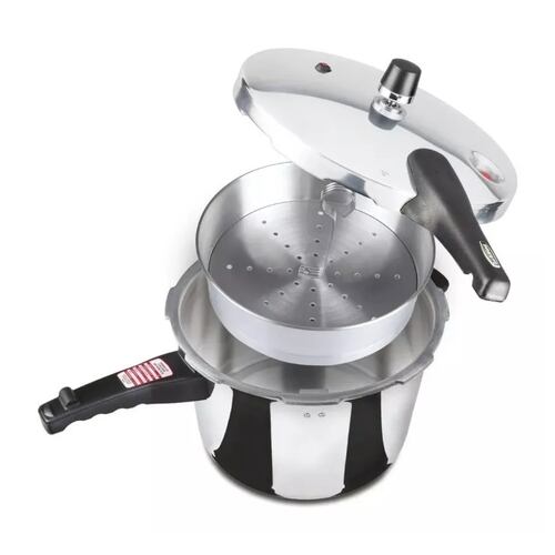 Olla Presión PRESTO Premier 7Lt con Vaporera Aluminio 2en1