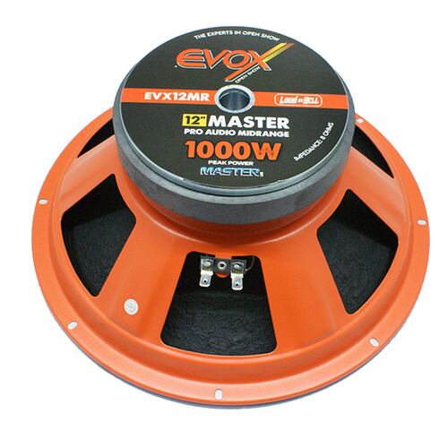Subwoofer de 12" EVOX EVX12MR  500/1000W MAX  8 Ohms.