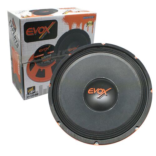 Subwoofer de 12" EVOX EVX12MR  500/1000W MAX  8 Ohms.