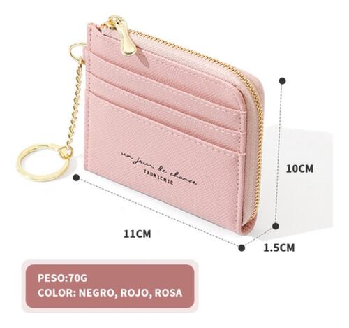 Tarjetero Mujer Carteras De Dama Carteras De Mujer negro