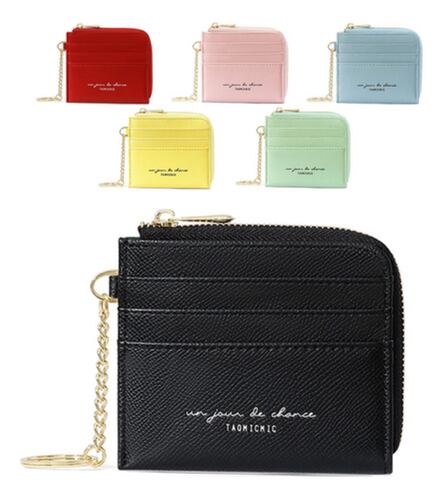 Tarjetero Mujer Carteras De Dama Carteras De Mujer negro