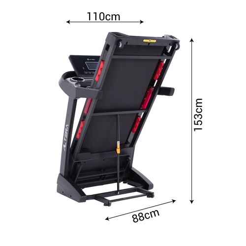 Altera Caminadora eléctrica | 4 HP | 12 programas de ejercicio. | 1 a 20 Km/h | bluetooth y App móvil | Plegable.