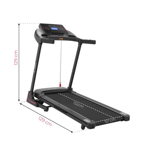 Altera Caminadora eléctrica | 3 HP | Plegable con 24 programas de entrenamiento | Monitor LCD | 1 a 16 km/h | .