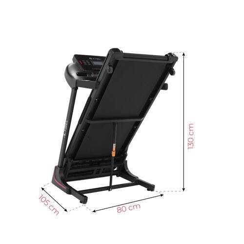 Altera Caminadora eléctrica | 3 HP | Plegable con 24 programas de entrenamiento | Monitor LCD | 1 a 16 km/h | .