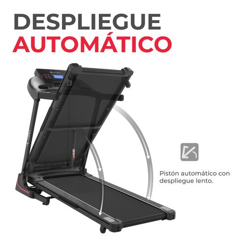Altera Caminadora eléctrica | 3 HP | Plegable con 24 programas de entrenamiento | Monitor LCD | 1 a 16 km/h | .