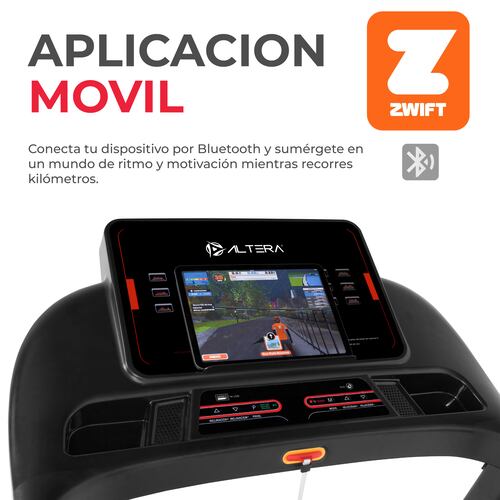Altera Caminadora eléctrica | 3 HP | Plegable con 24 programas de entrenamiento | Monitor LCD | 1 a 16 km/h | .