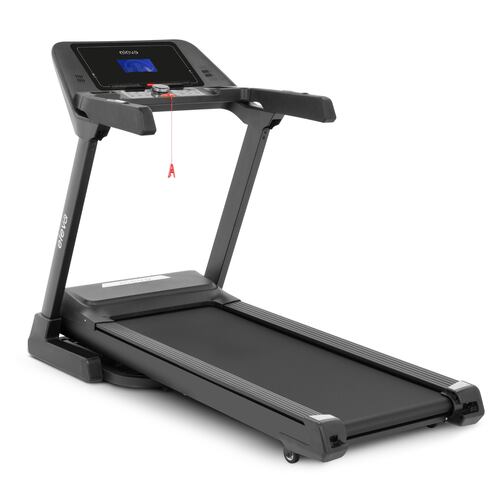 Eleva Caminadora eléctrica Negro | 3HP | 24 programas de entrenamiento | 1 a 20 km/h | con bluetooth y aplicación móvil | bocina integrado.