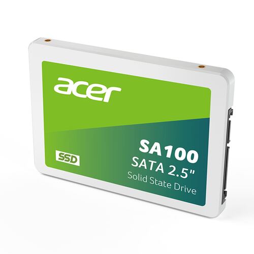 Unidad de Estado Sólido Acer SA100 de 960 GB, SATA 2.5'', 560/500 MB/s.