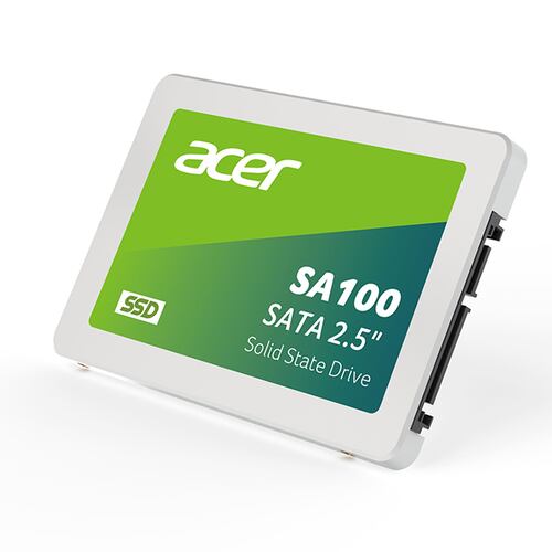 Unidad de Estado Sólido Acer SA100 de 960 GB, SATA 2.5'', 560/500 MB/s.