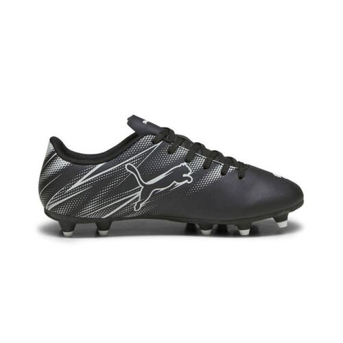 Tenis de Futbol Puma Attacanto FG/AG Jr Negro- Gris 107480 01 Unisex.