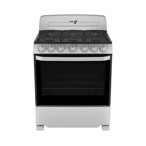 ESTUFA DE PISO IEM EI3520BAPS1 6 QUEMADORES SILVER ORTY ENTREGA SÓLO VÁLIDA EN LA CIUDAD DE MÉXICO Y ZONA METROPOLITANA.