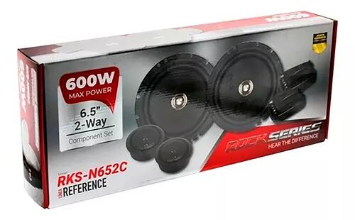 Set De Medios Bocina Rock Series 6.5 6 1/2 Rks-n652c 2 Vias.